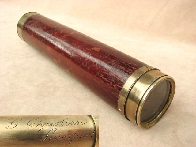 Antique Marine telescope by G Christian Liverpool